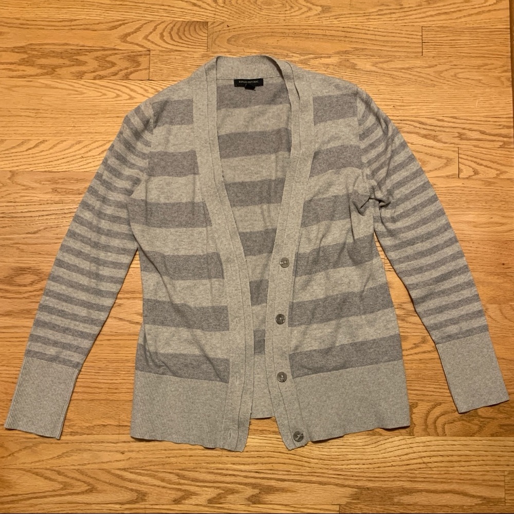 Banana Republic striped cardigan